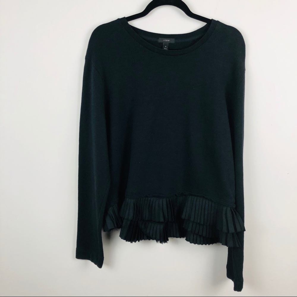 Sold!! J.Crew Ruffle Sweater - Picture 2 of 6